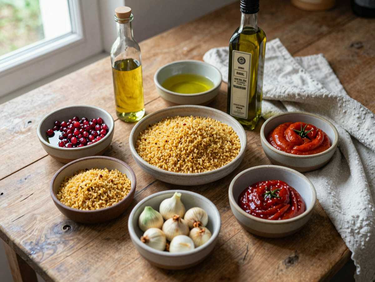 Gli ingredienti per Insalata di Bulgur alla Turca
