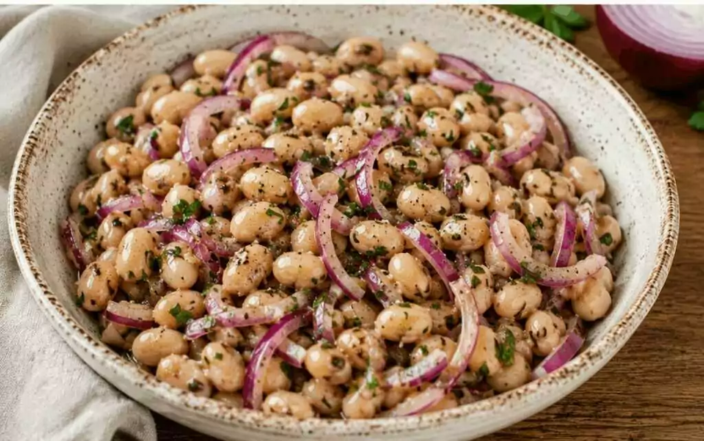 Insalata di Fagioli Zolfini con Cipolla Rossa – Toscana