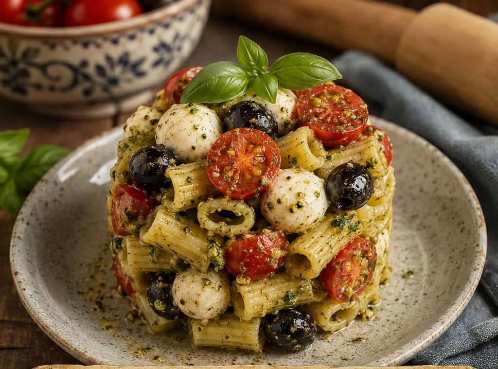 Insalata di pasta fredda in monoporzione per un rinfresco di laurea indimenticabile