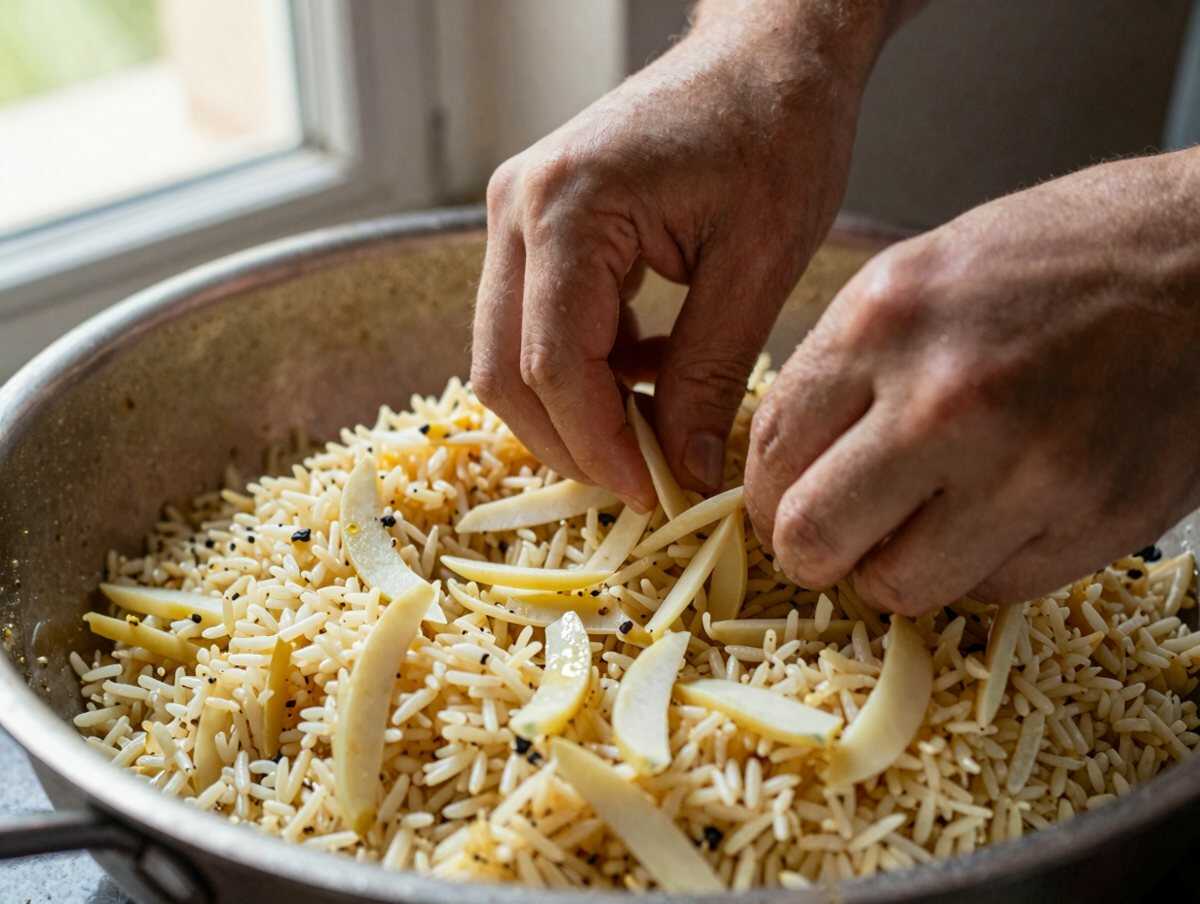 Completare l’insalata di riso — Insalata di Riso Classica dell’Estate