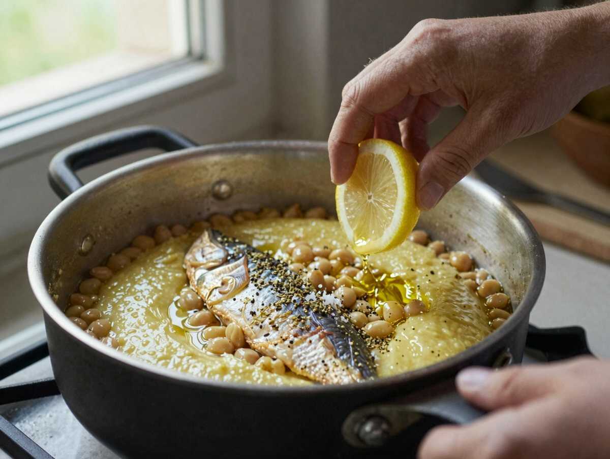 Preparare il condimento — Insalata di Tonno e Ceci: la Ricetta Fresca, Proteica e Completa Pronta in 15 Minuti