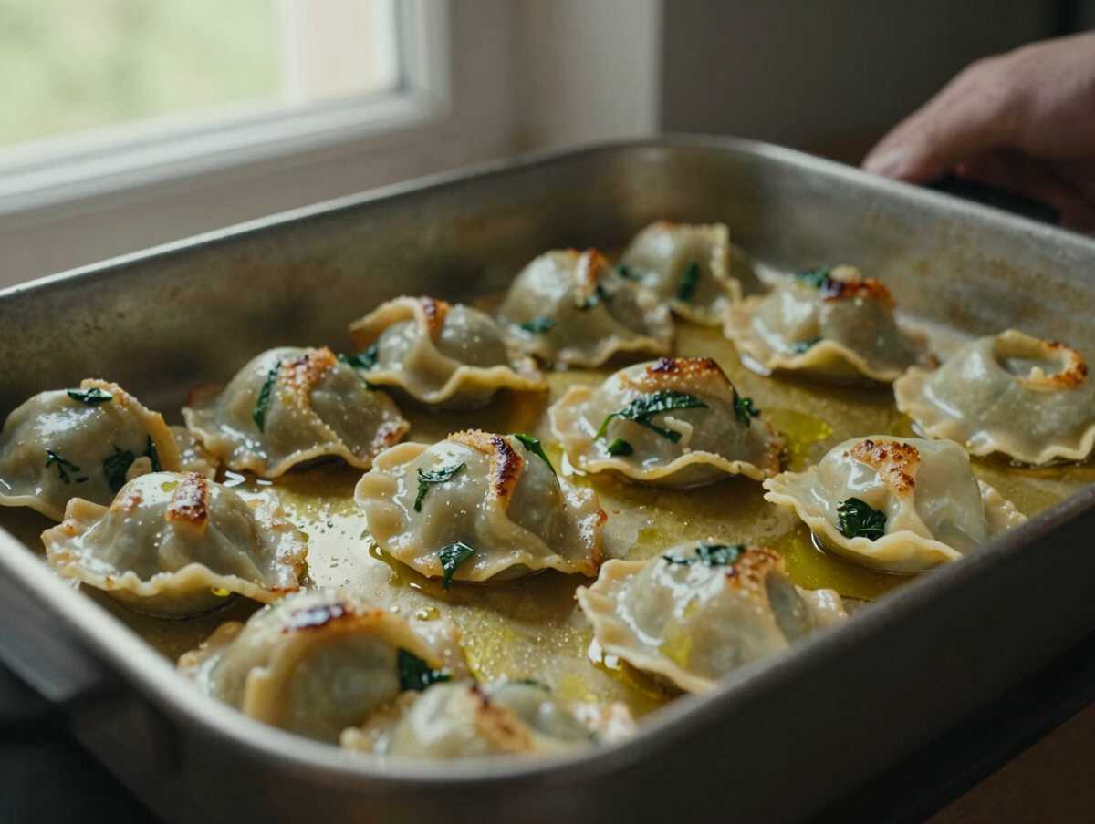 Un passaggio della preparazione — Involtini di Tacchino con Spinaci e Ricotta
