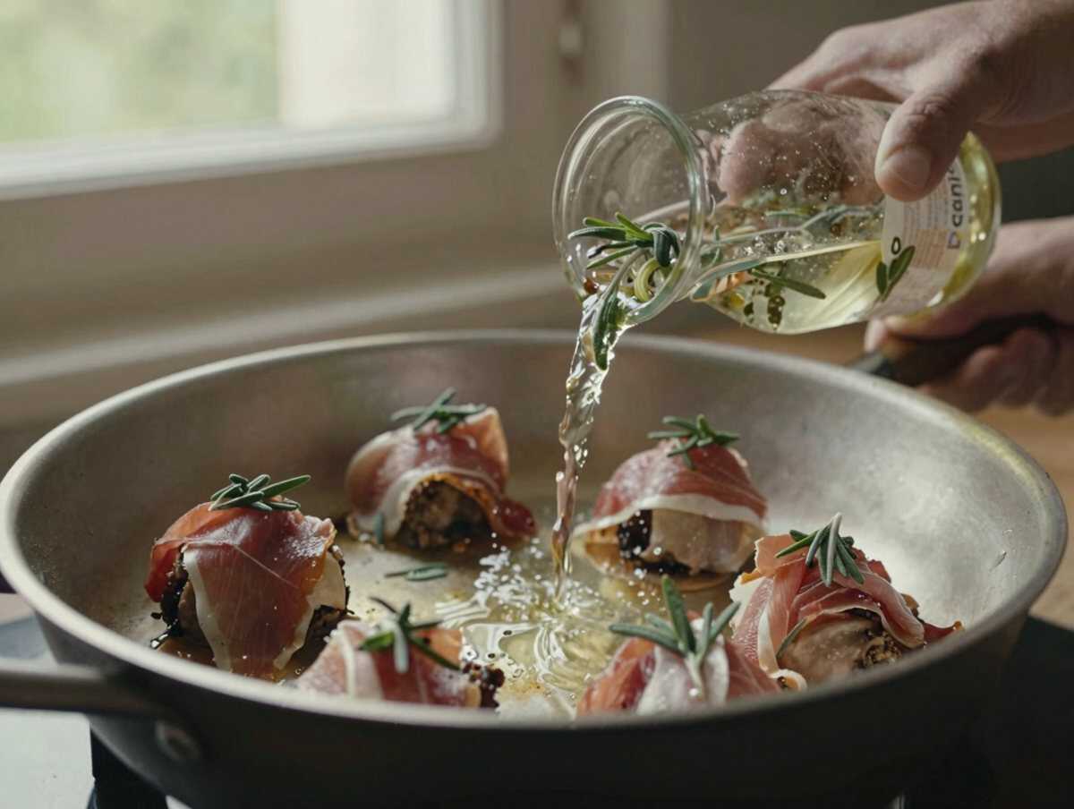 4. Sfumare — Involtini di vitello con prosciutto di Parma e salvia