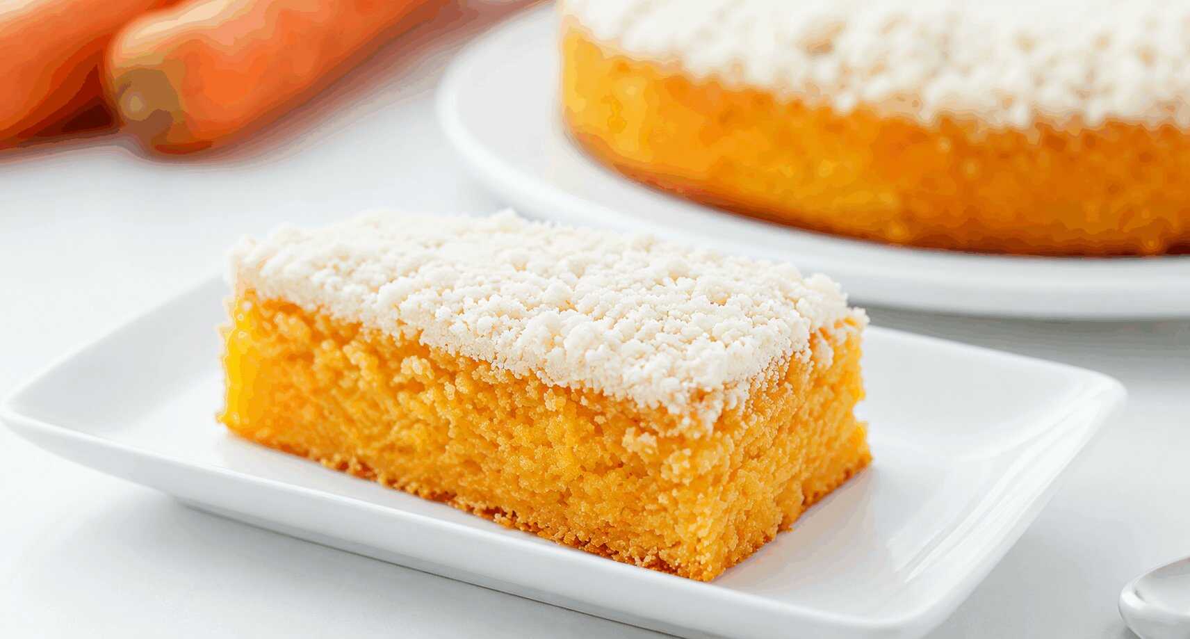 La torta di carote e yogurt, un dolce sofficissimo che si scioglie in bocca. Solo 140 calorie!