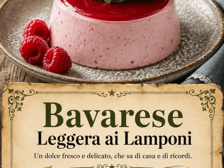 Bavarese Leggera ai Lamponi