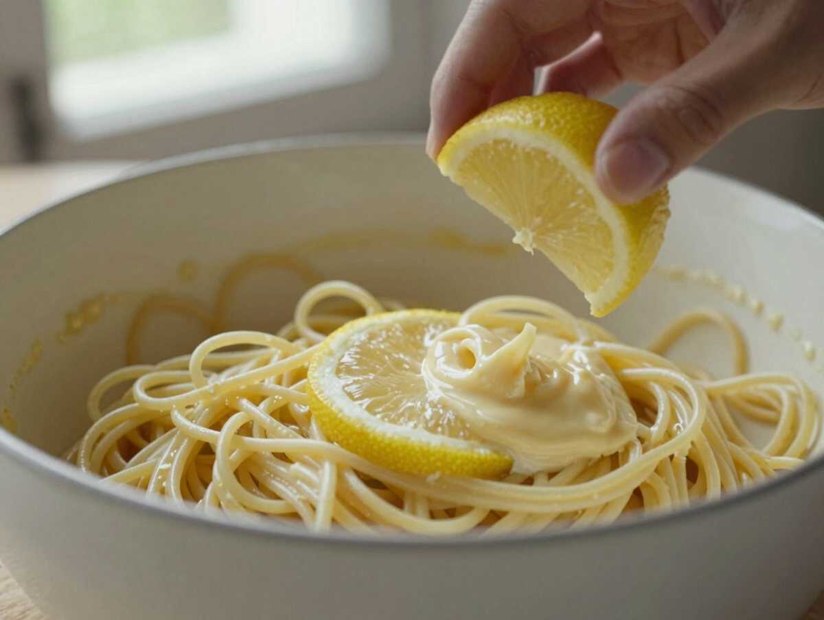 Manteca la pasta — Linguine al Limone Cremose Senza Burro