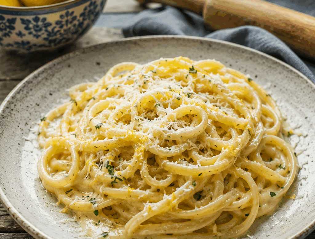 Linguine al Limone Cremose Senza Burro