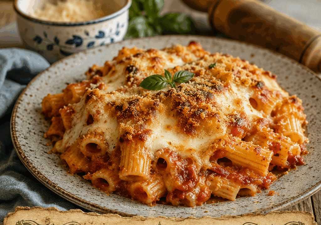 Maccheroni al Pomodoro Gratinati al Forno