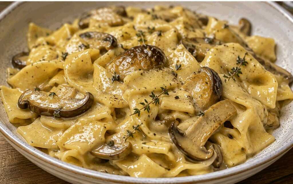 Maltagliati ai Funghi Porcini e Timo: un Primo Piatto Rustico dal Profumo di Bosco