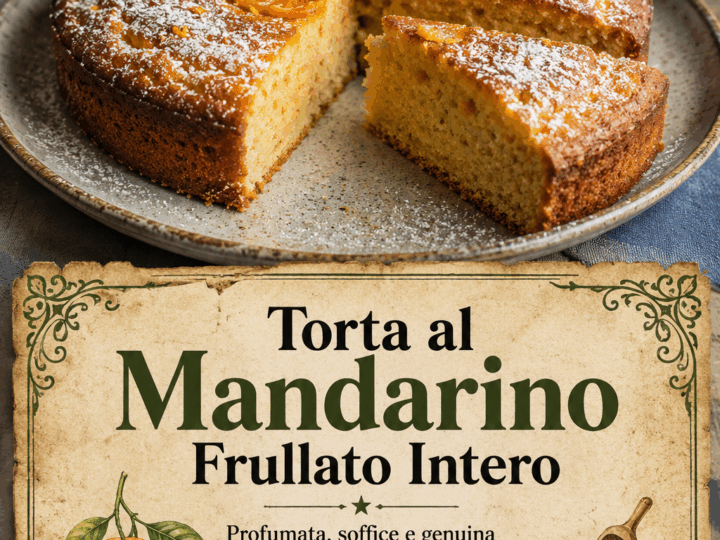 Torta al Mandarino Frullato Intero