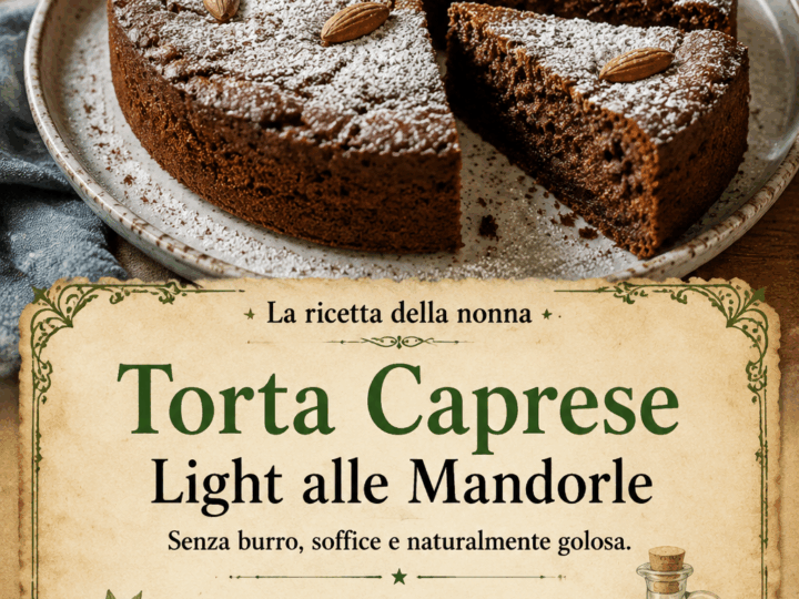 Torta Caprese Light alle Mandorle