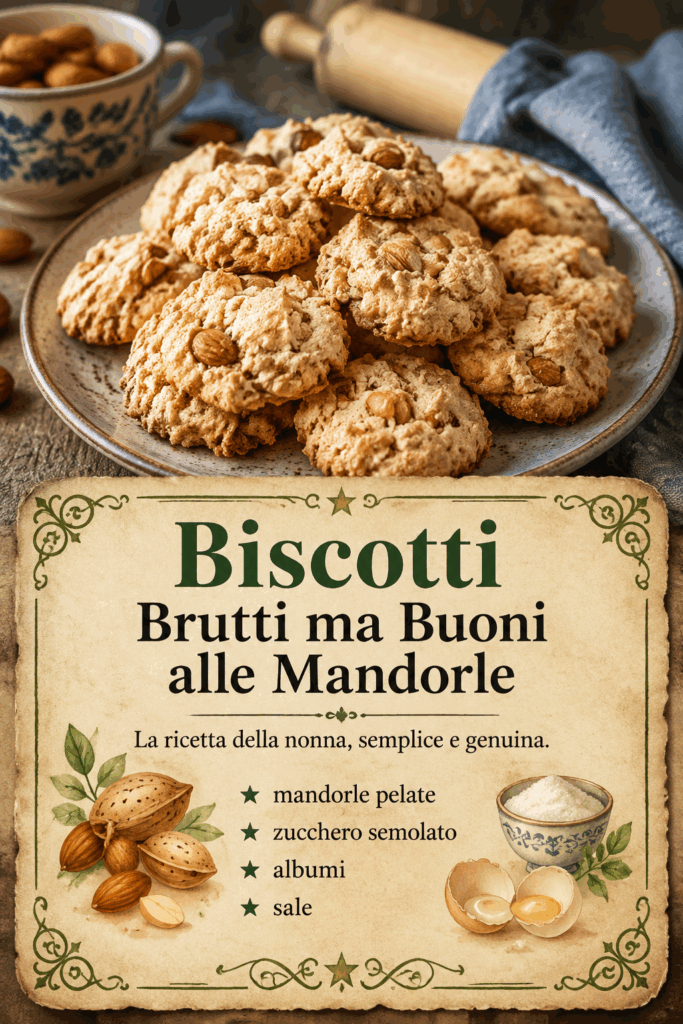 Biscotti Brutti ma Buoni alle Mandorle