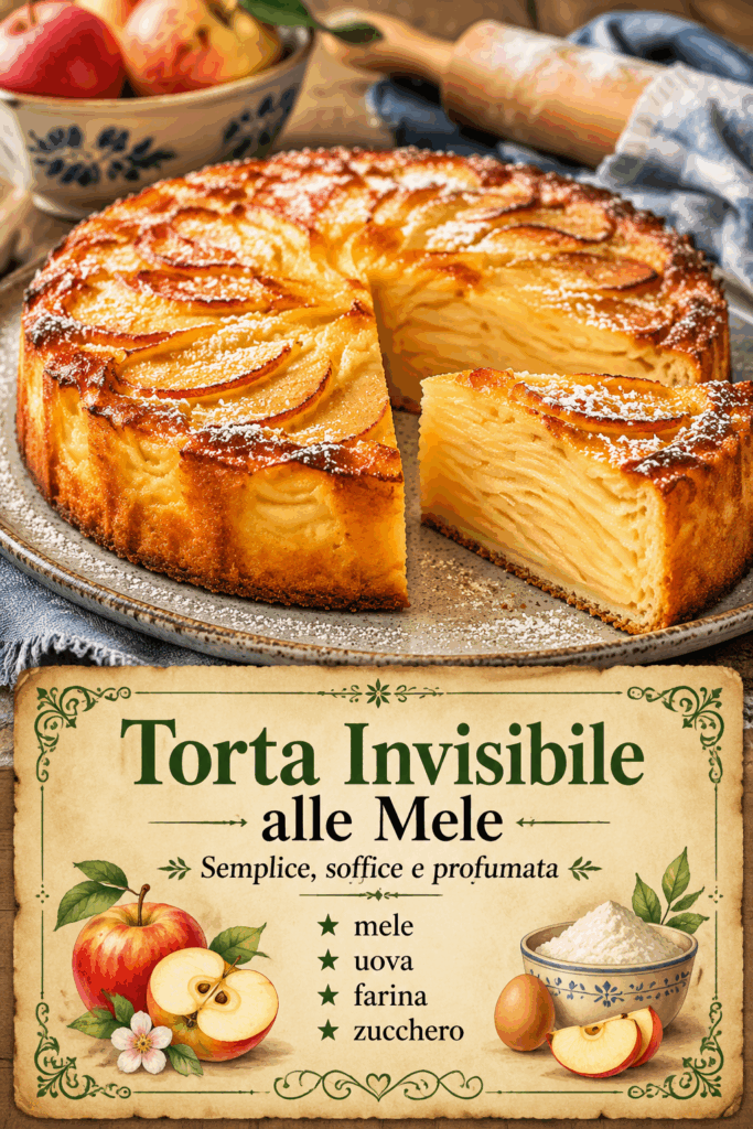 Torta Invisibile alle Mele