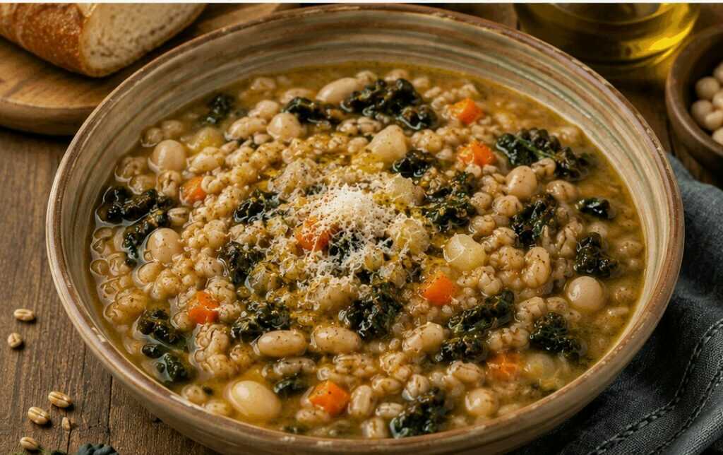 Minestra di Farro alla Lucchese