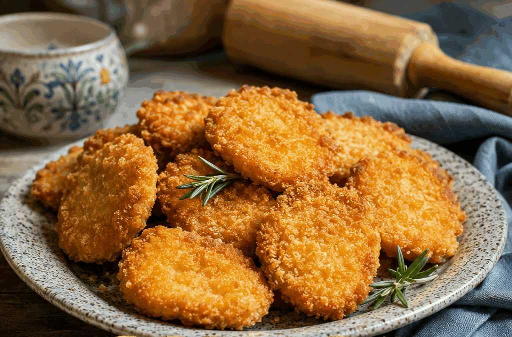 Mini cotolette di pollo per il buffet in versione mini per la festa dei bambini