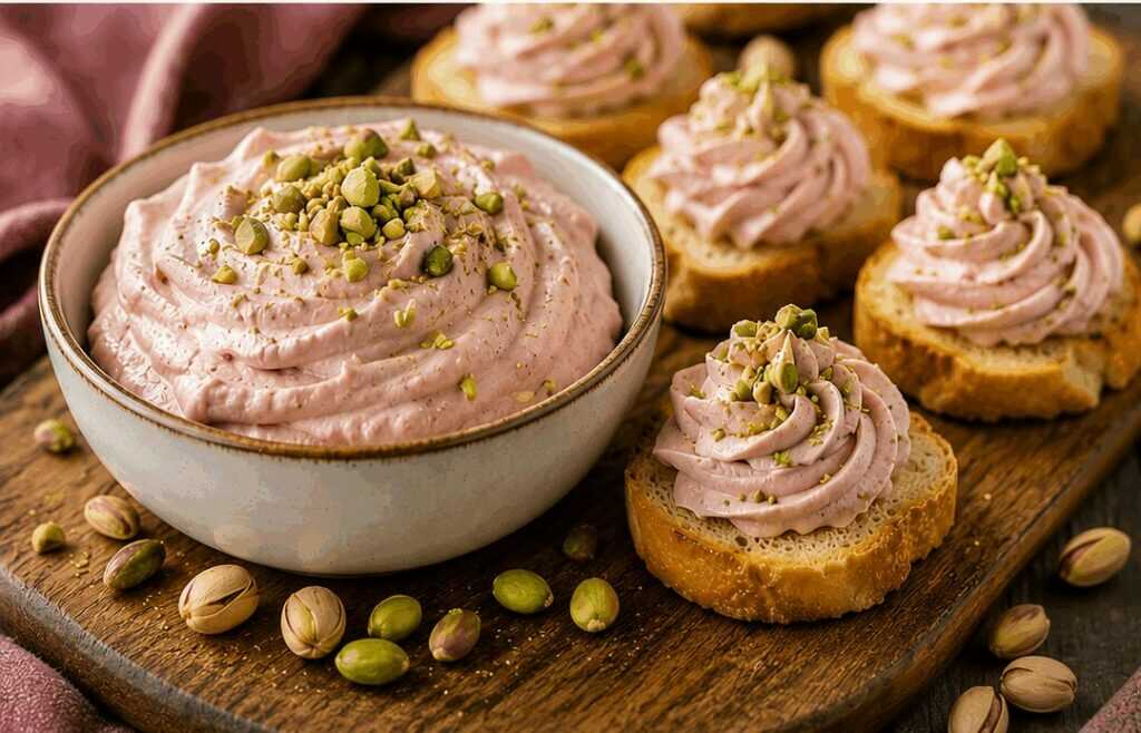 Mousse di Mortadella con Pistacchi: un Antipasto Cremoso, Elegante e Irresistibile