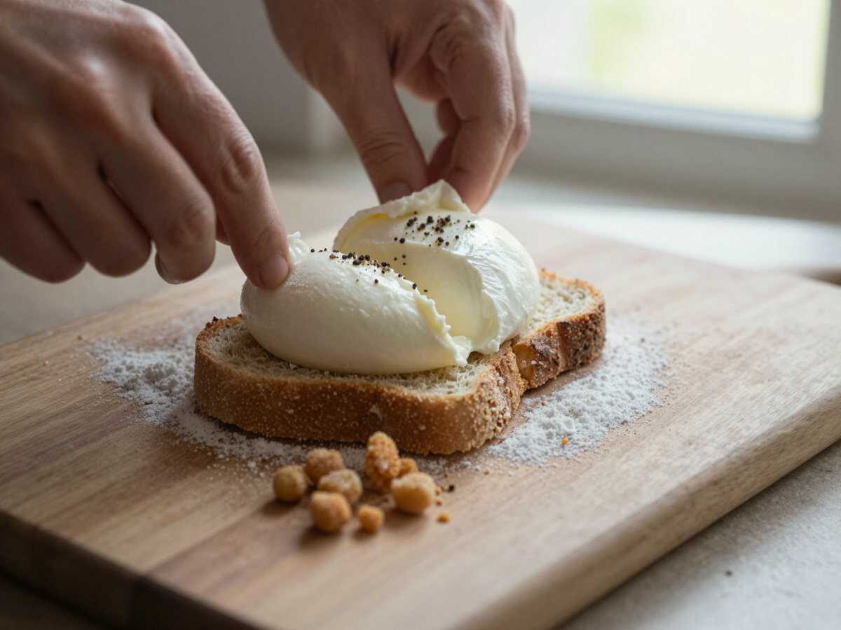 Preparare la doppia panatura — Mozzarella in Carrozza Dorata: la Ricetta Croccante Fuori e Filante Dentro che Piace a Tutti