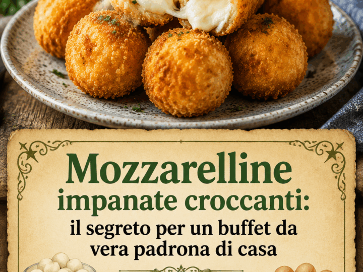 Mozzarelline impanate croccanti: il segreto per un buffet da vera padrona di casa