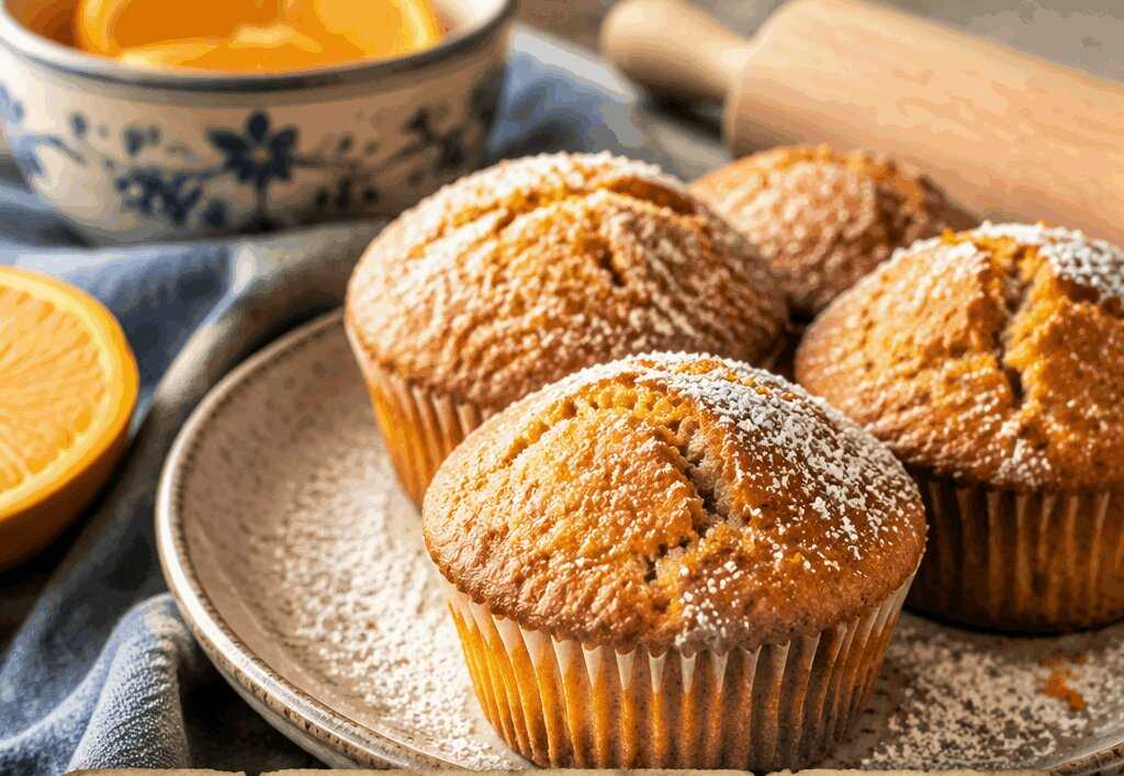 Muffin alle Carote e Arancia Soffici