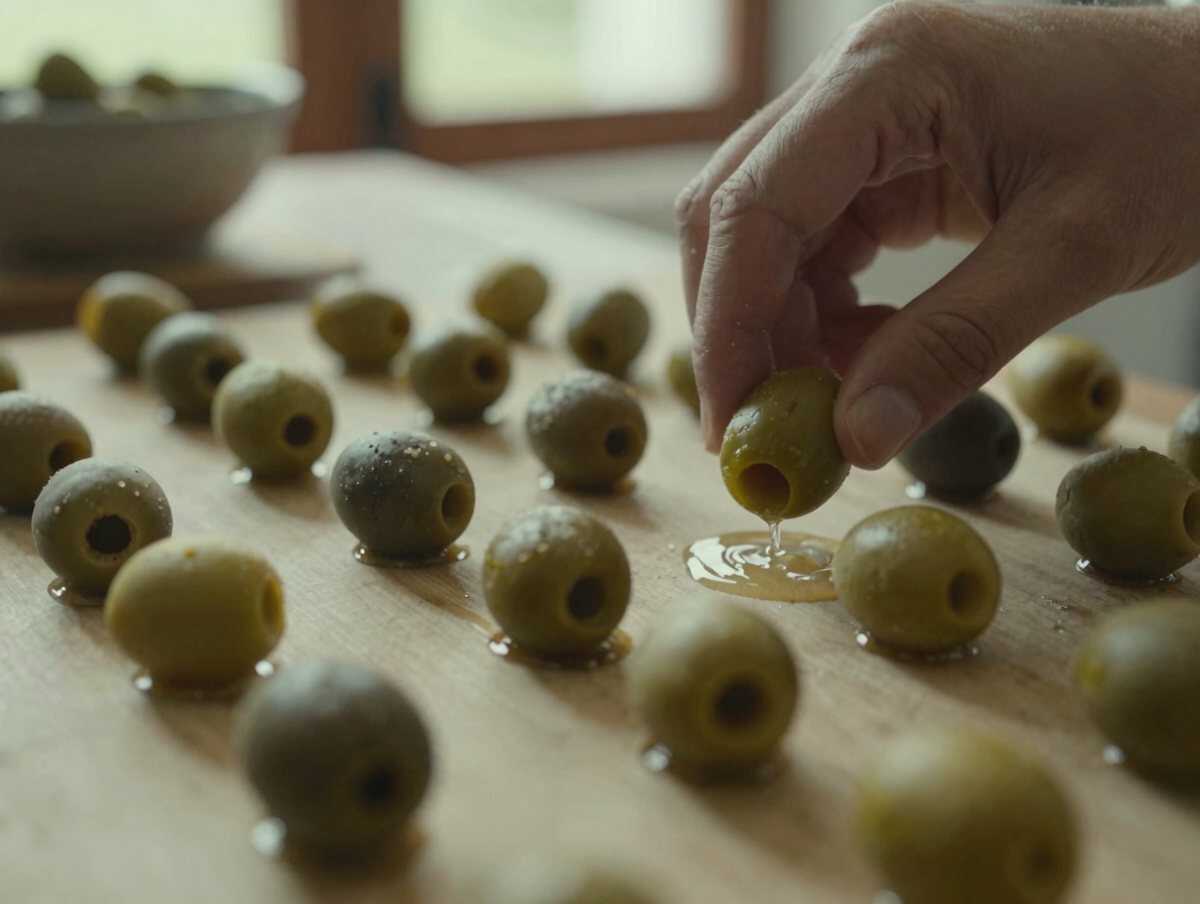 Farcisci le olive — Olive ascolane vegetariane scenografiche ma semplicissime da fare