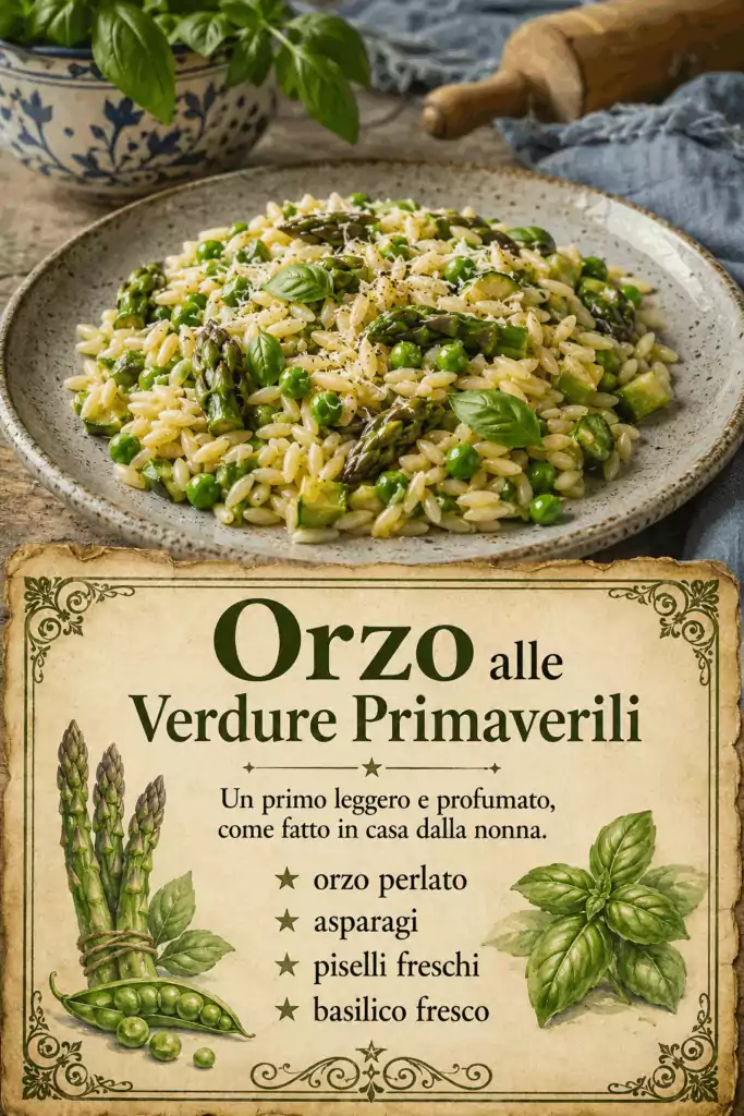 Orzo alle Verdure Primaverili