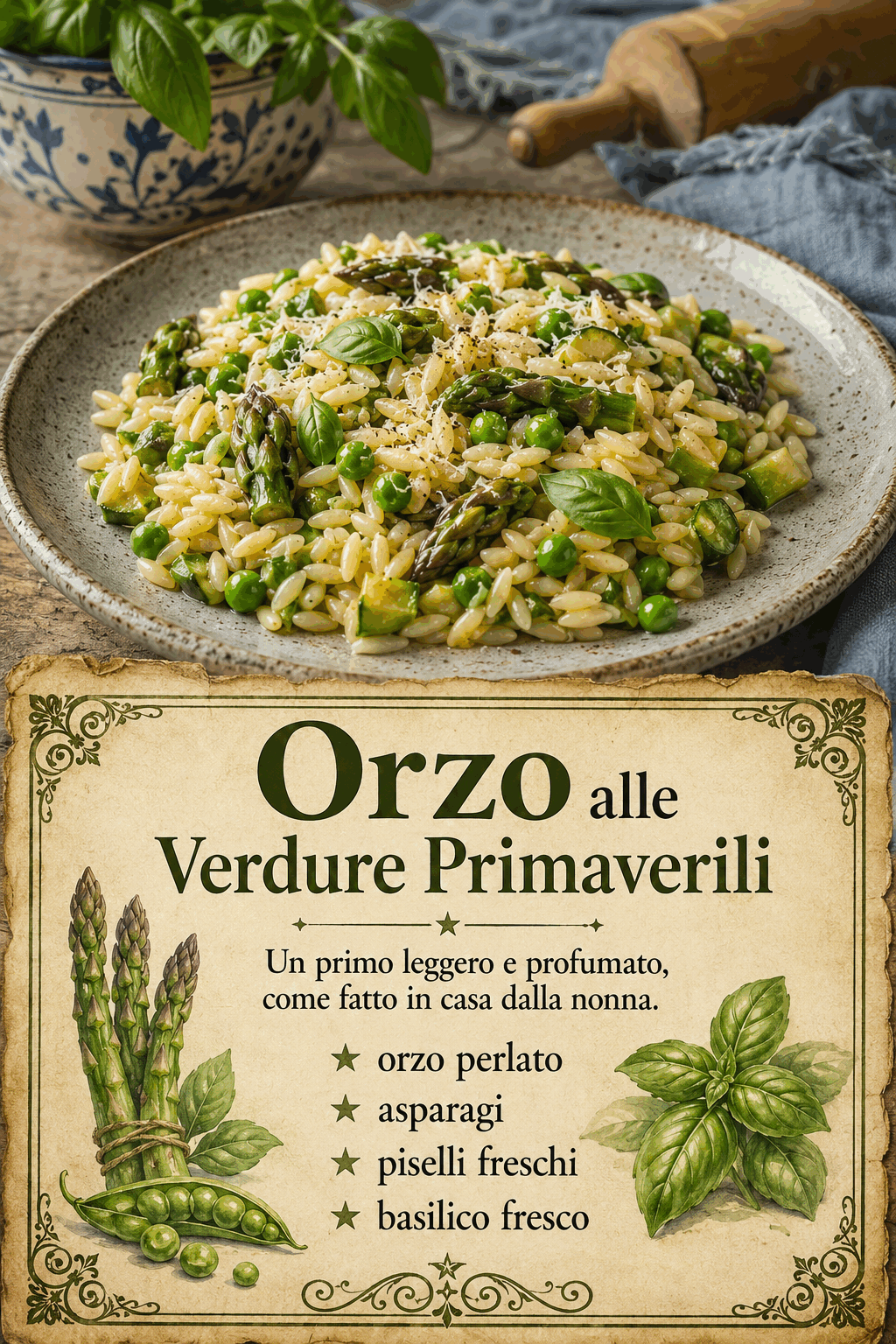 Orzo alle Verdure Primaverili