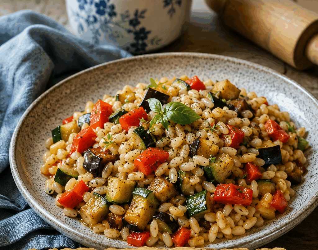 Orzo Perlato con Verdure Estive