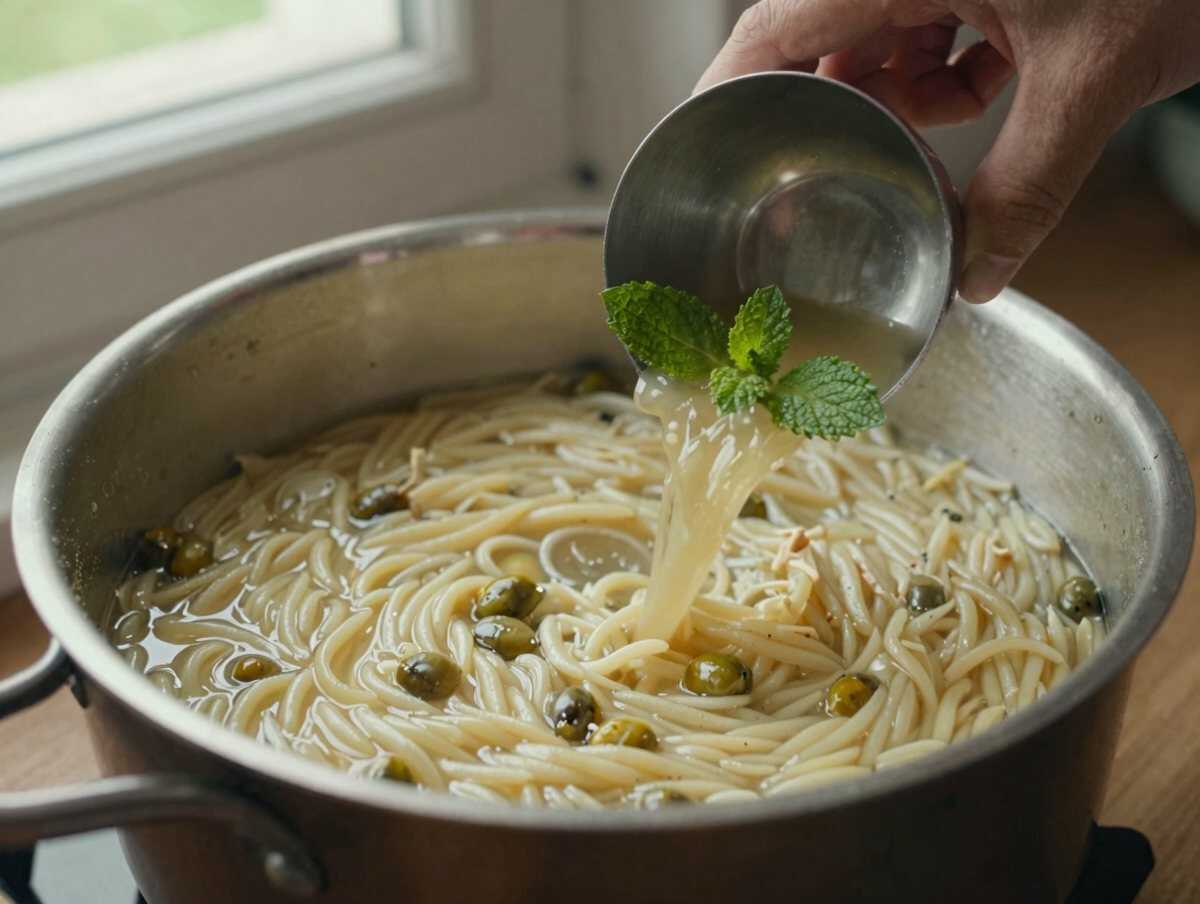 Cuoci come un risotto — Orzo Risottato con Piselli e Menta