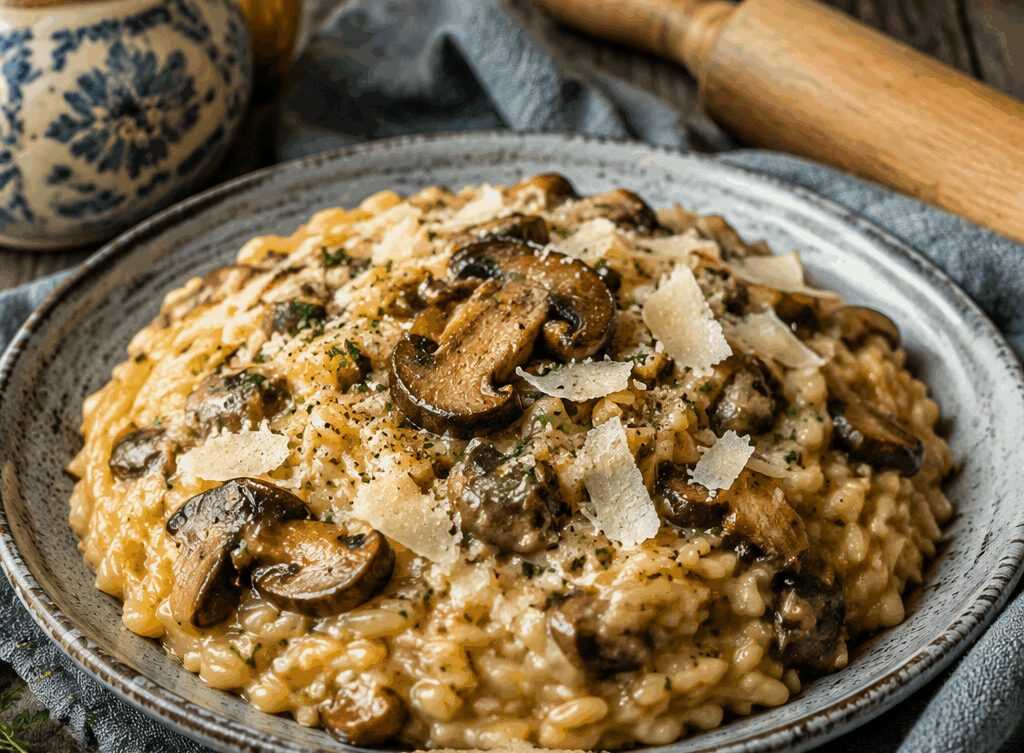 Orzotto ai Funghi Cremoso Senza Panna