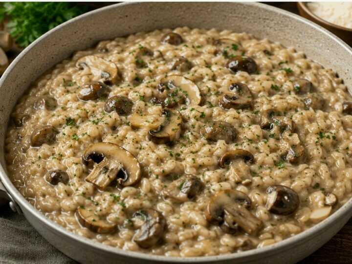 Orzotto ai Funghi di Montagna – Trentino Alto Adige