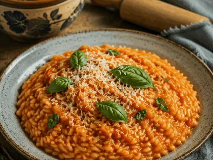 Orzotto al Pomodoro e Basilico