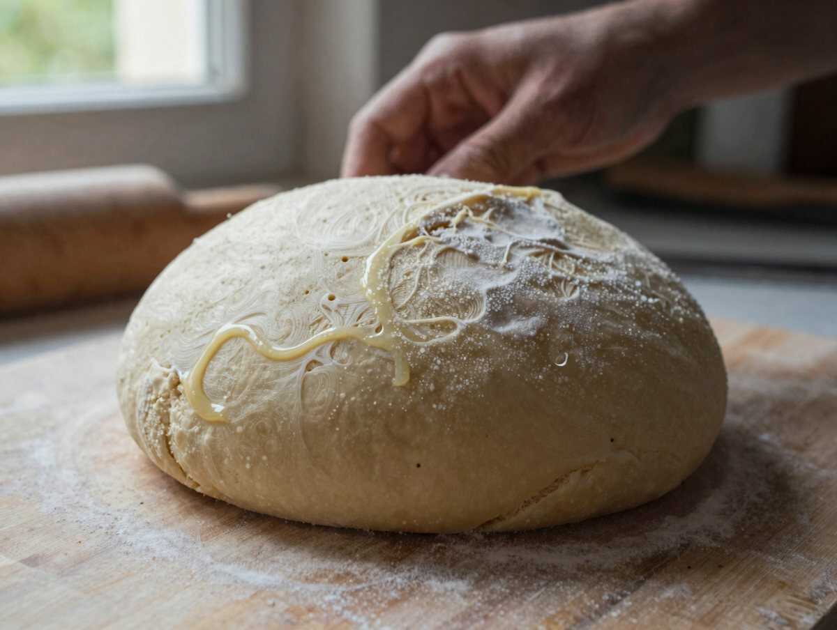 3. Prima lievitazione — Pane Casereccio Fatto in Casa: la Ricetta Facile con Crosta Croccante e Mollica Soffice
