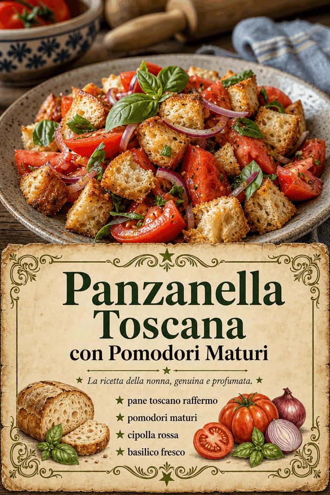 Panzanella Toscana con Pomodori Maturi