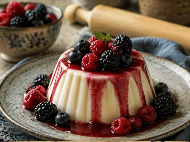 Panna Cotta Light ai Frutti di Bosco