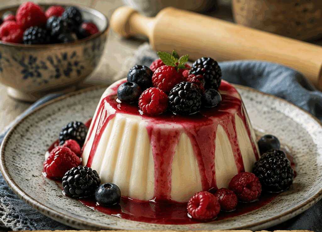 Panna Cotta Light ai Frutti di Bosco