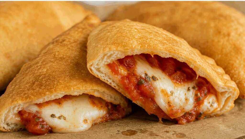 Panzerotti pugliesi con pomodoro e mozzarella