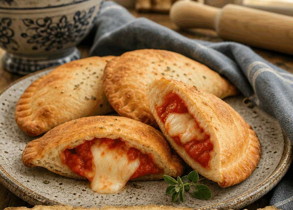 Panzerotti pugliesi pomodoro e mozzarella perfetti per il buffet di compleanno