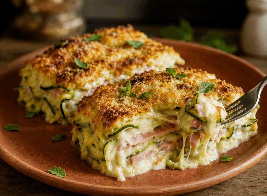 Parmigiana di zucchine leggera, senza frittura e super filante!