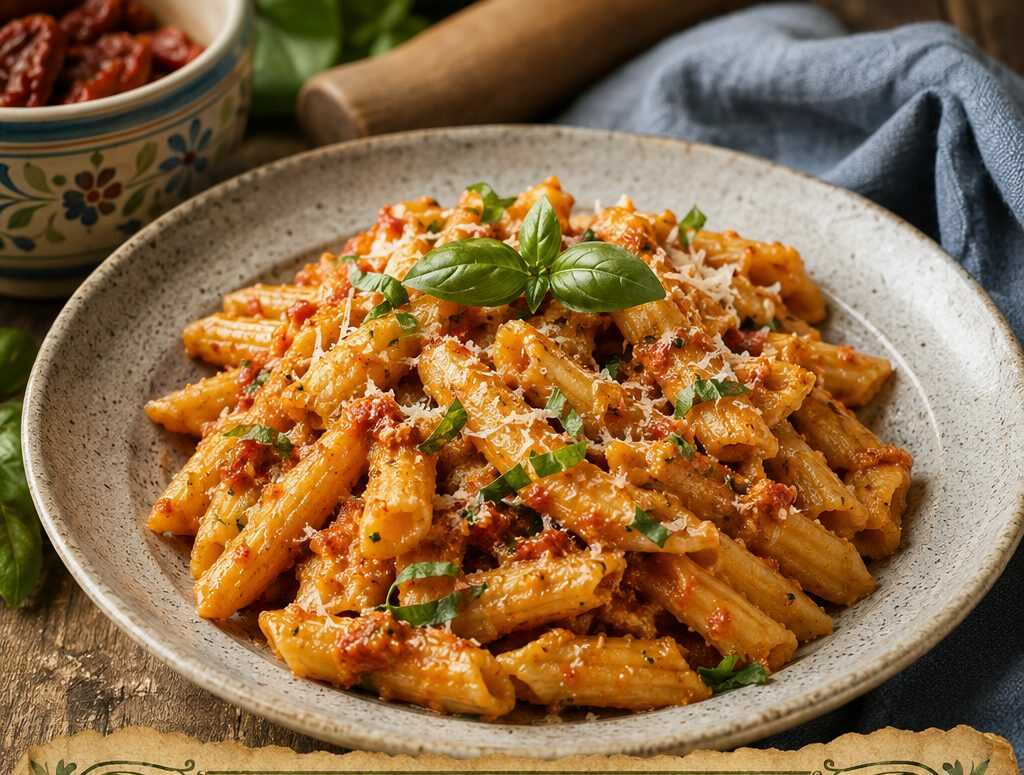 Pasta al Pesto Rosso Siciliano