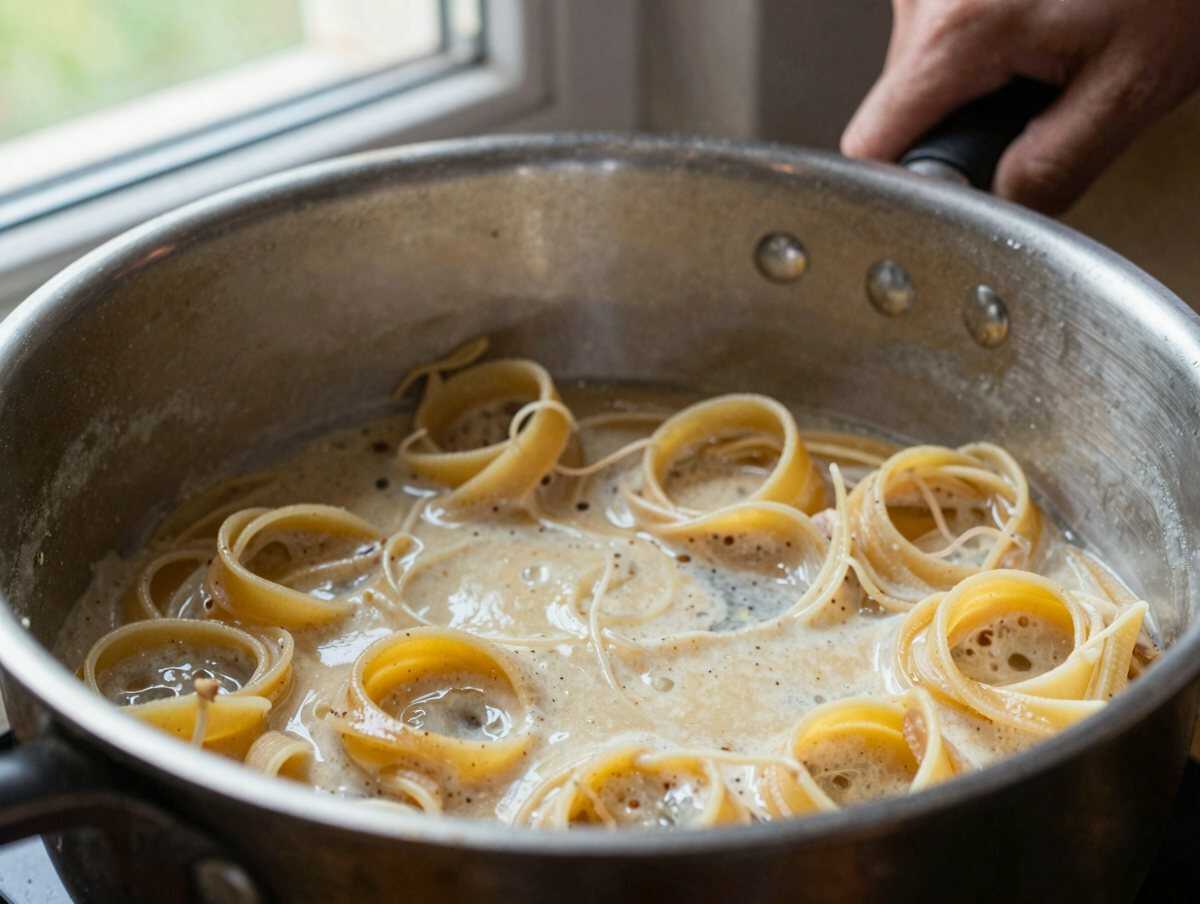 Cuoci la pasta — Pasta al Salmone Cremosa Senza Panna