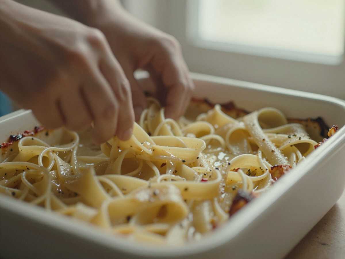Lessare la pasta — Pasta alla Norma con Melanzane al Forno