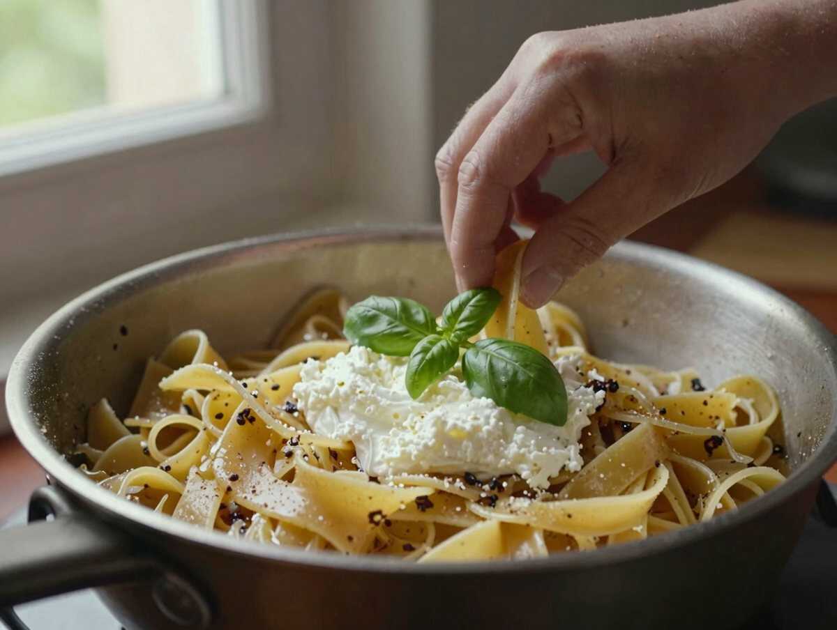 4. Cuocere la pasta — Pasta alla Norma: il grande classico siciliano con melanzane, ricotta salata e basilico