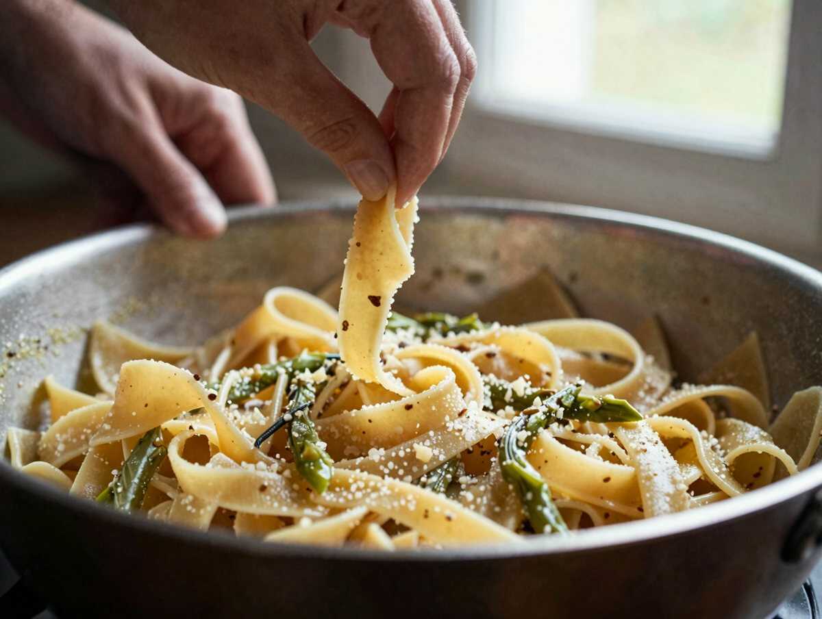 Lessa la pasta — Pasta con Asparagi e Pecorino