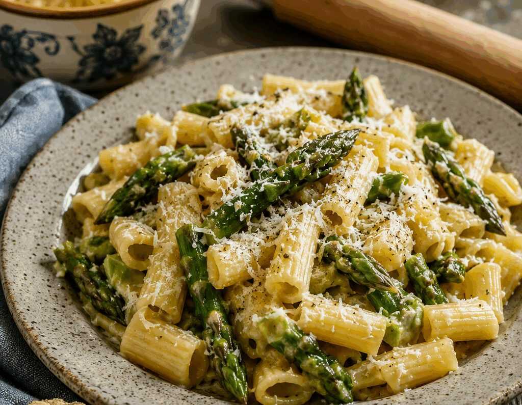 Pasta con Asparagi e Pecorino
