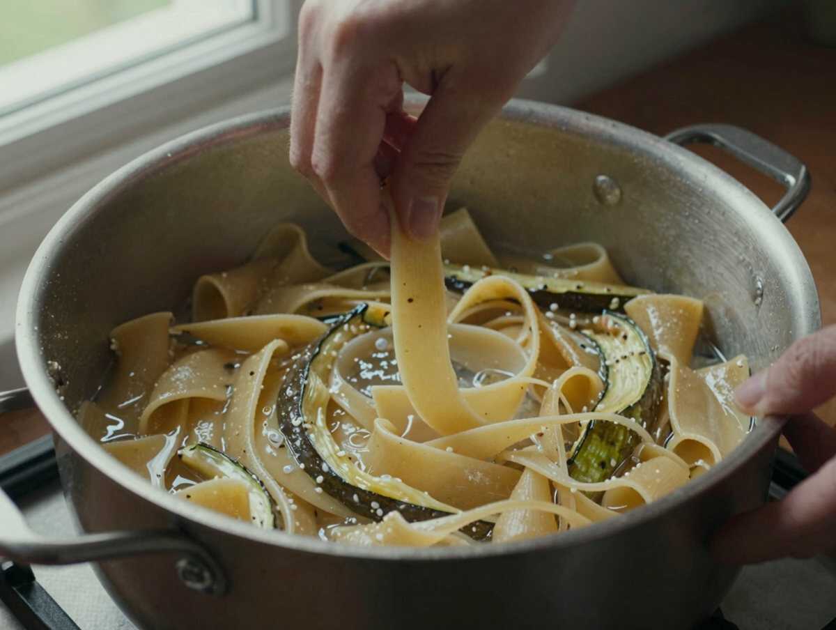 Cuoci la pasta — Pasta con Zucchine Cremose e Philadelphia