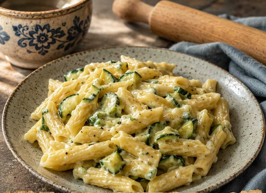 Pasta con Zucchine Cremose e Philadelphia