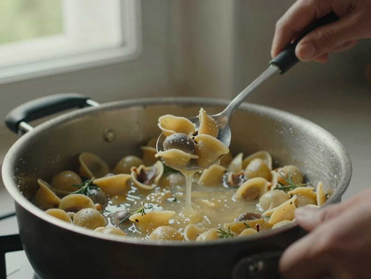 Unire i fagioli — Pasta e Fagioli Cremosa Come una Volta