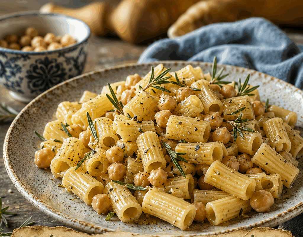 Pasta Fredda con Ceci e Rosmarino