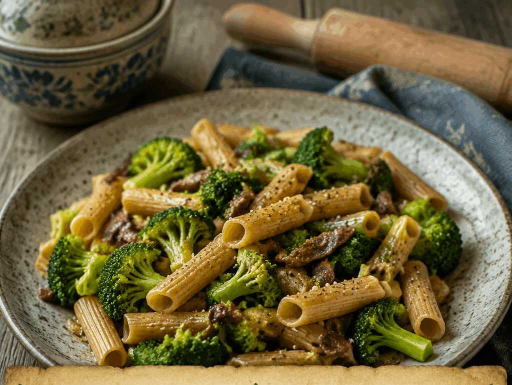 Pasta Integrale con Broccoli e Acciughe