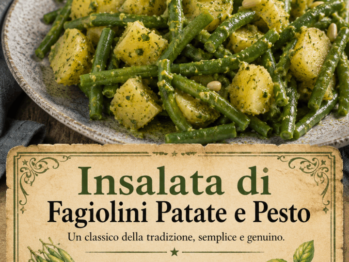 Insalata di Fagiolini Patate e Pesto